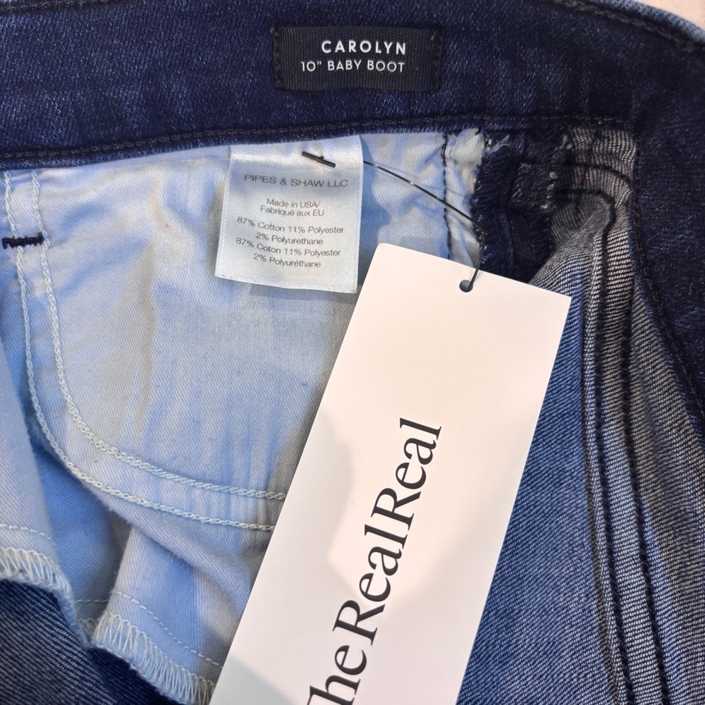 Veronica Beard Carolyn 10” Baby Boot Jeans - Picture 7 of 7